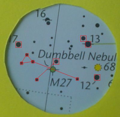 Precisely pointing your telescope on M27