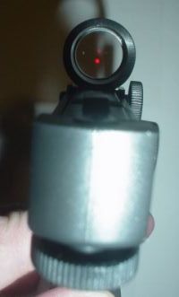 Red-Dot showing the dot